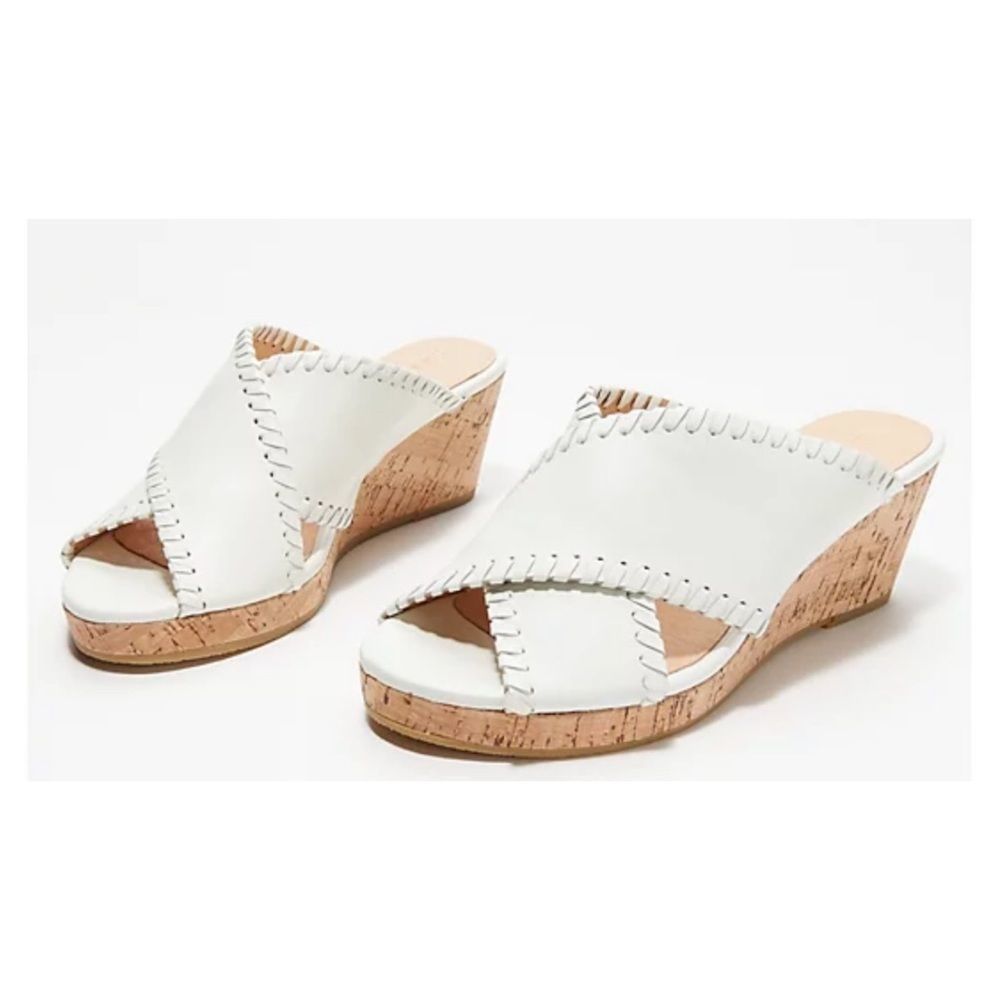 Jack Rogers Sloane Sandal Off White , Size 7.5